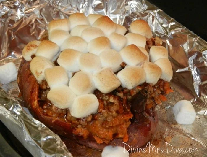 Diva In The Kitchen: Stuffed Sweet Potato