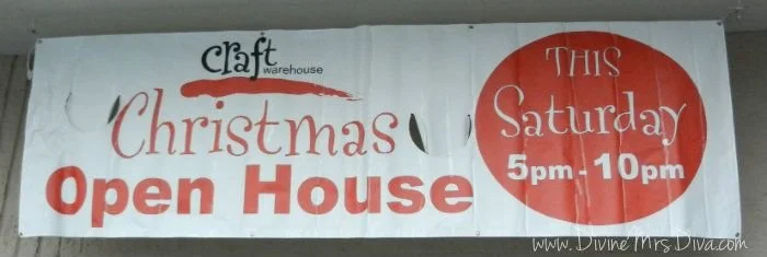 Craft Warehouse Christmas Open House Sale!