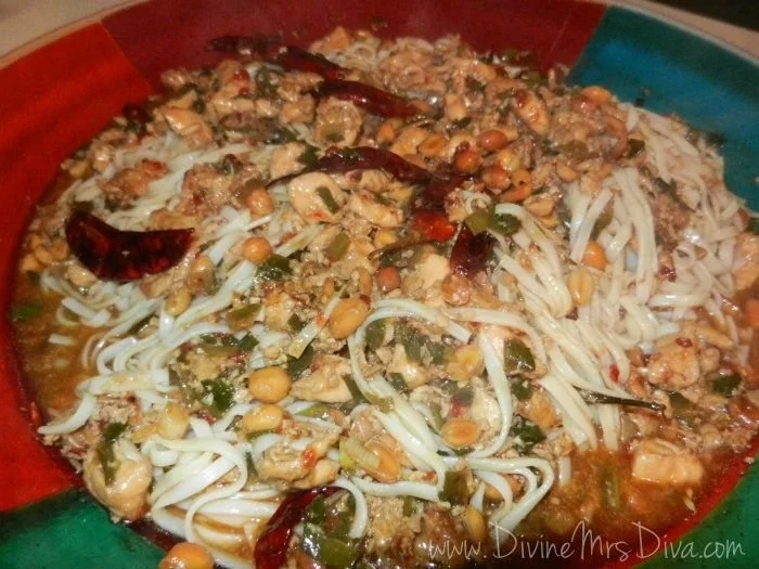 Diva In The Kitchen: Kung Pao Spaghetti