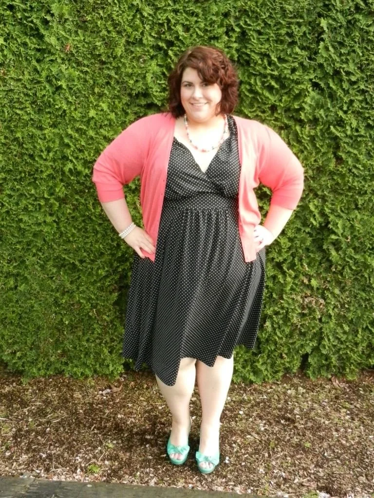 What I Wore:  Polka-dot Party Time!