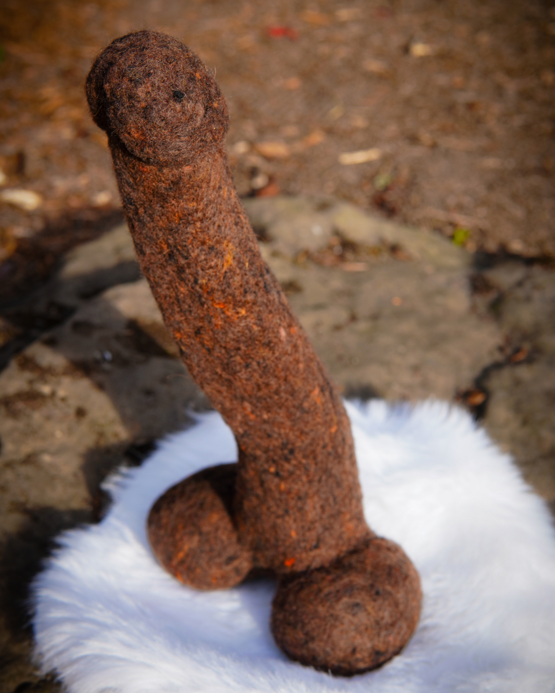 Commission: "Sexual Chocolate" 
(10" weighted sculpture with balls)