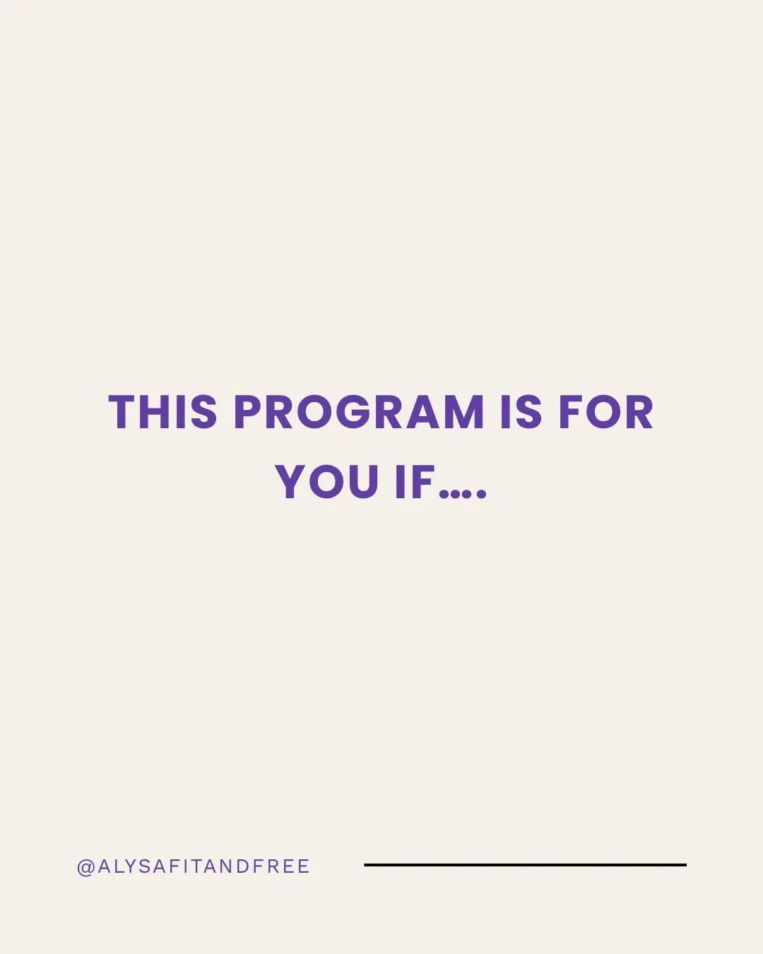 Not every program is for everyone &mdash; and that&rsquo;s intentional.

The Founders Results Program was created for women who are ready to train with structure, build real strength, and stop starting over.

This isn&rsquo;t about perfection or extr
