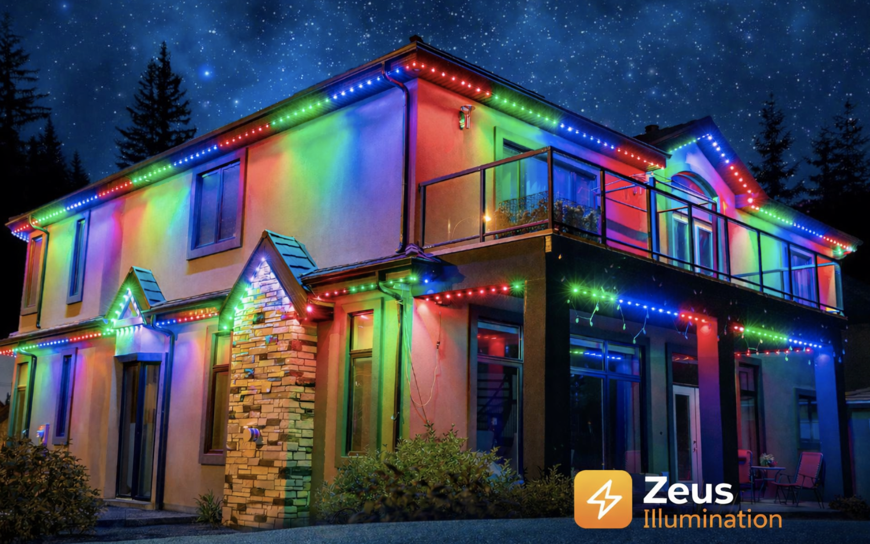 Christmas lighting theme