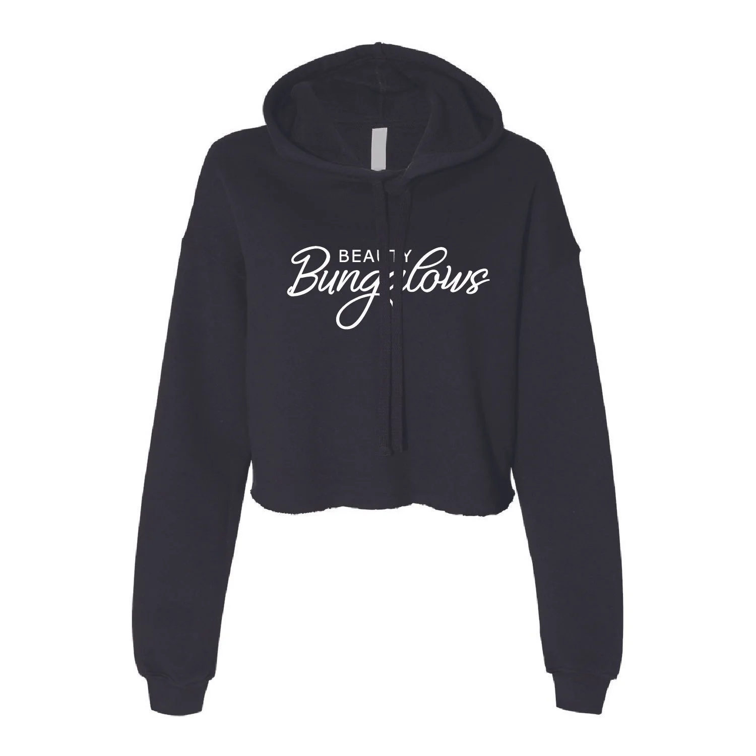 Crop Fleece Hoodie Sweatshirt Womens