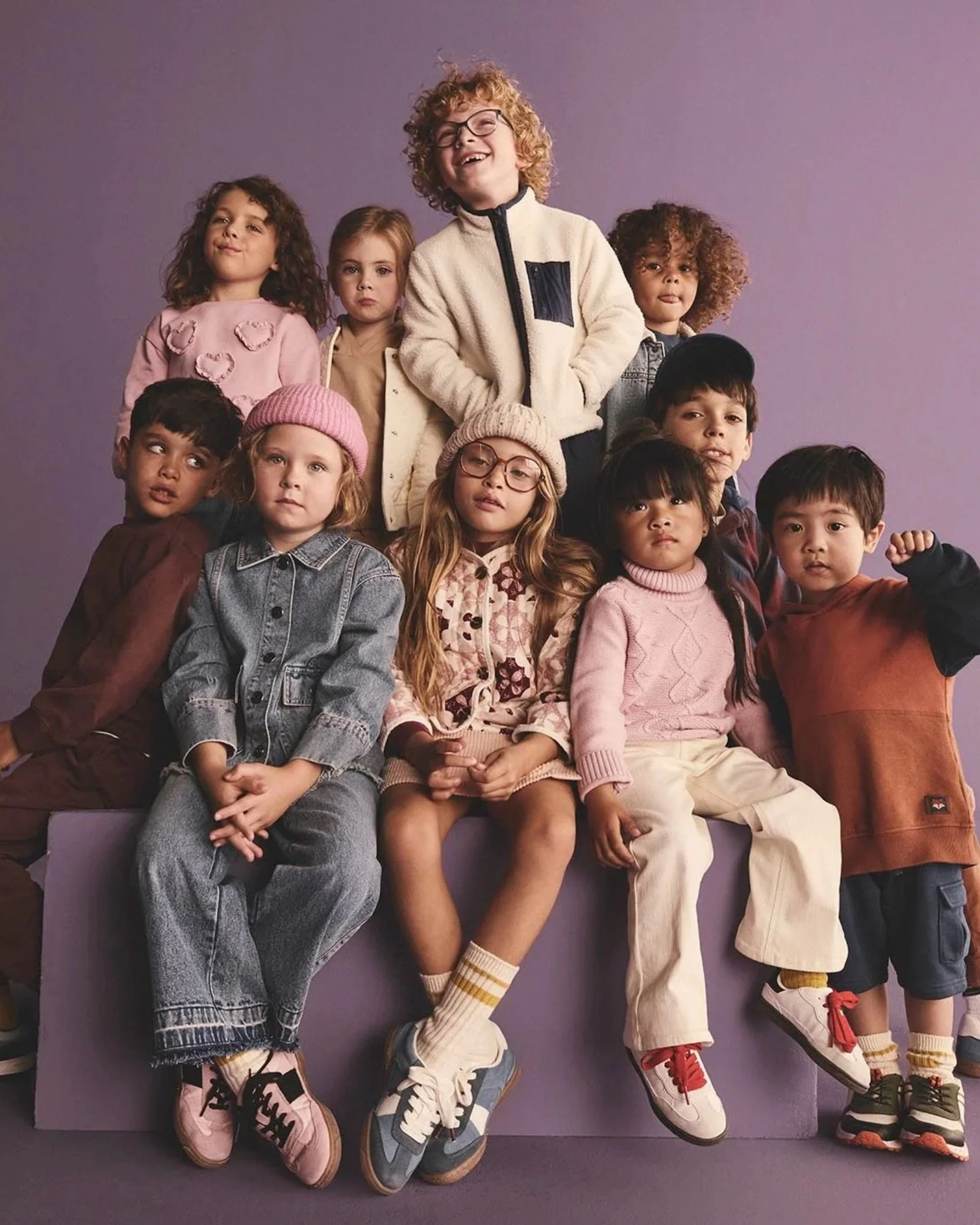 They say don&rsquo;t work with animals or kids&hellip; so naturally we worked with 10 children for one shot 😂

This shoot was such a fun one to produce, but definitely came with a lot happening behind the scenes. From coordinating hair and make-up s