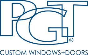 PGT Custom Windows and Doors logo - impact-resistant windows available through Mr. Handyman in Tampa and Clearwater