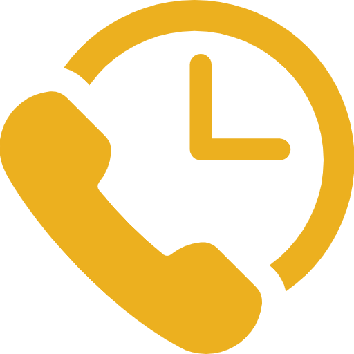 Clock icon representing on-time handyman arrival