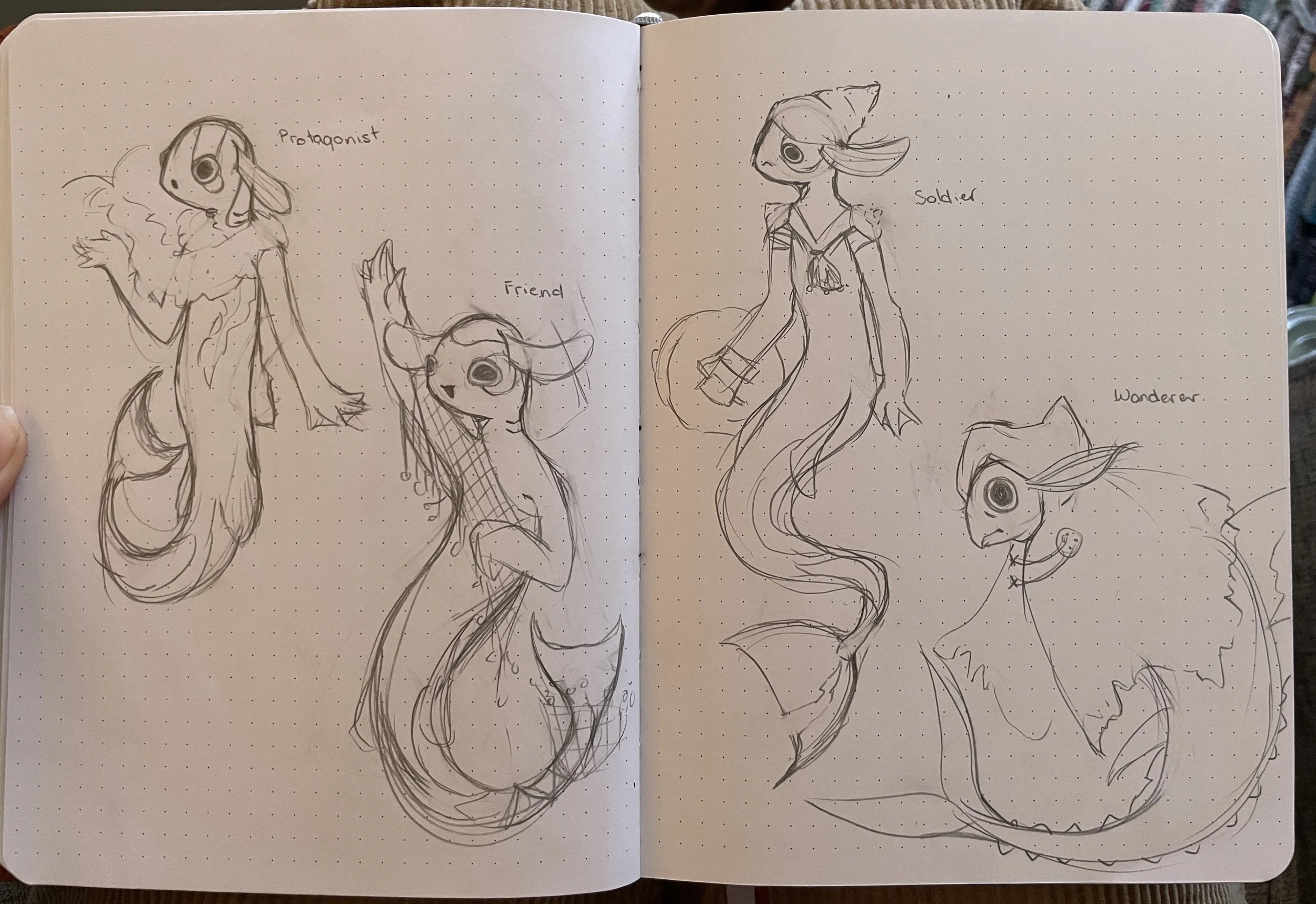 First Character Sketches