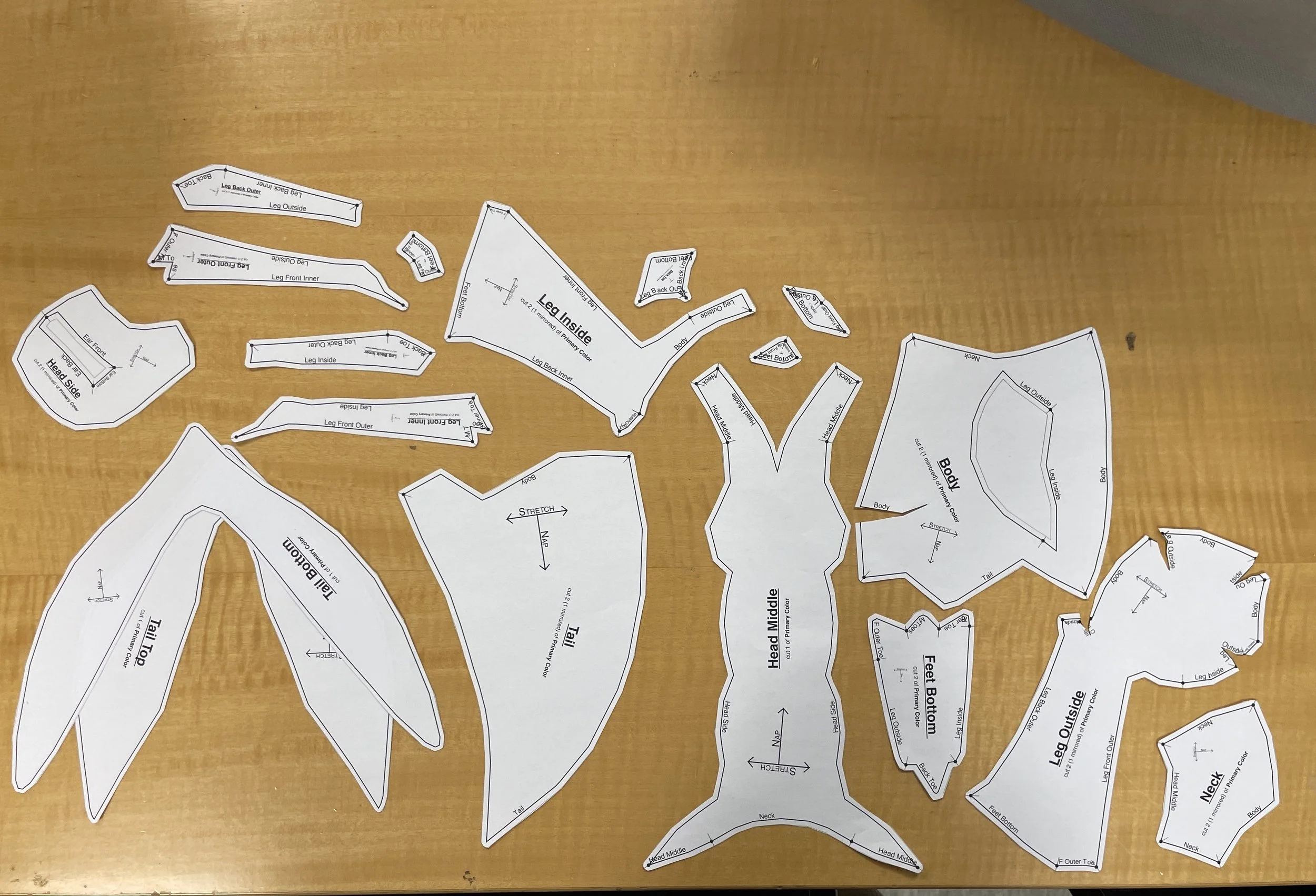 Sewing Pattern using Plushify