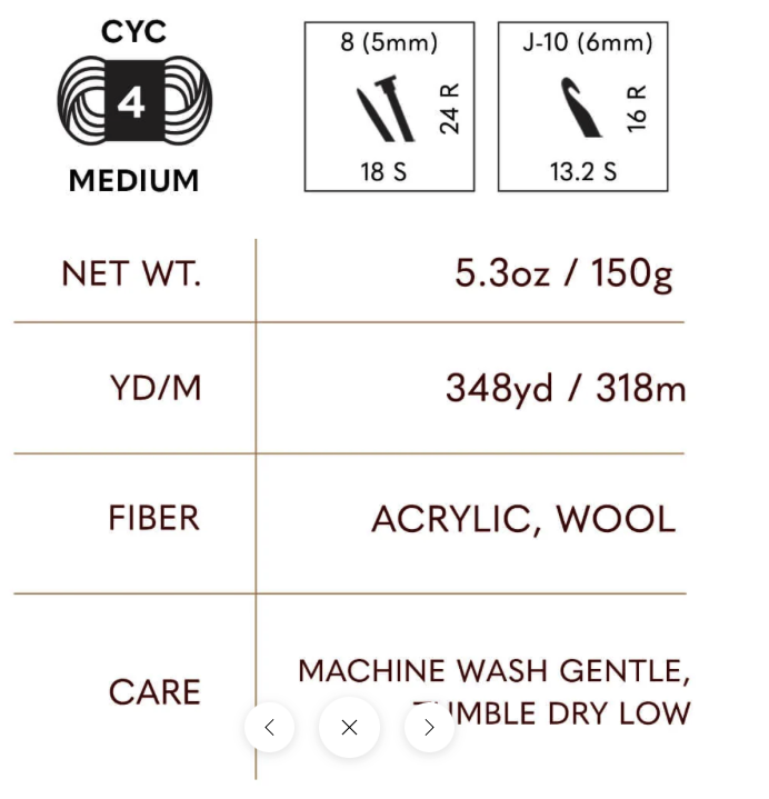 Wool Ease Fair Isle Yarn