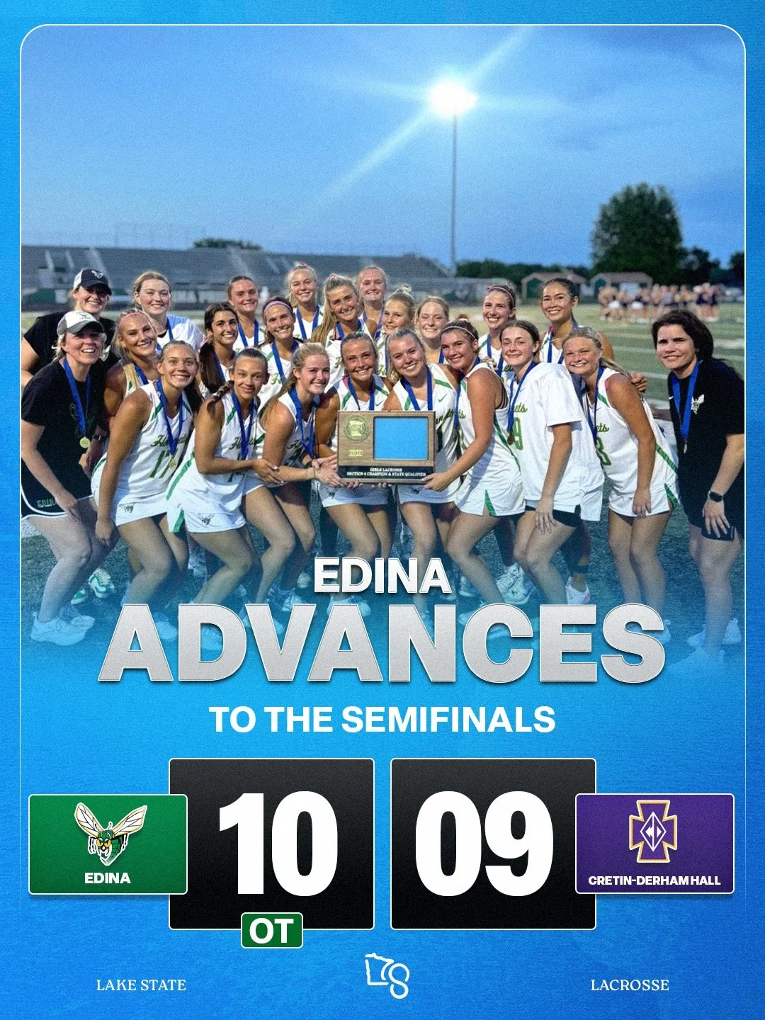 ANOTHER OT THRILLER SENDS EDINA TO THE SEMIFINALS 🤯👏