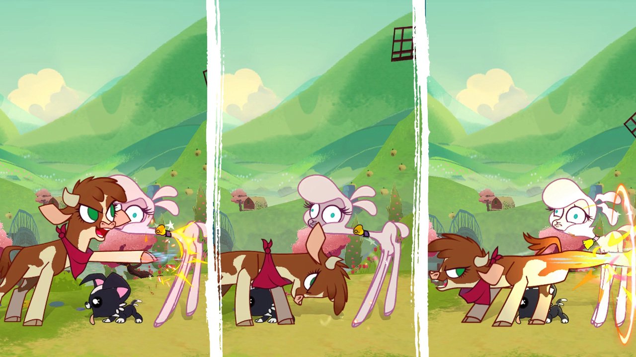 Arizona and Pom character artwork from Them’s Fightin’ Herds