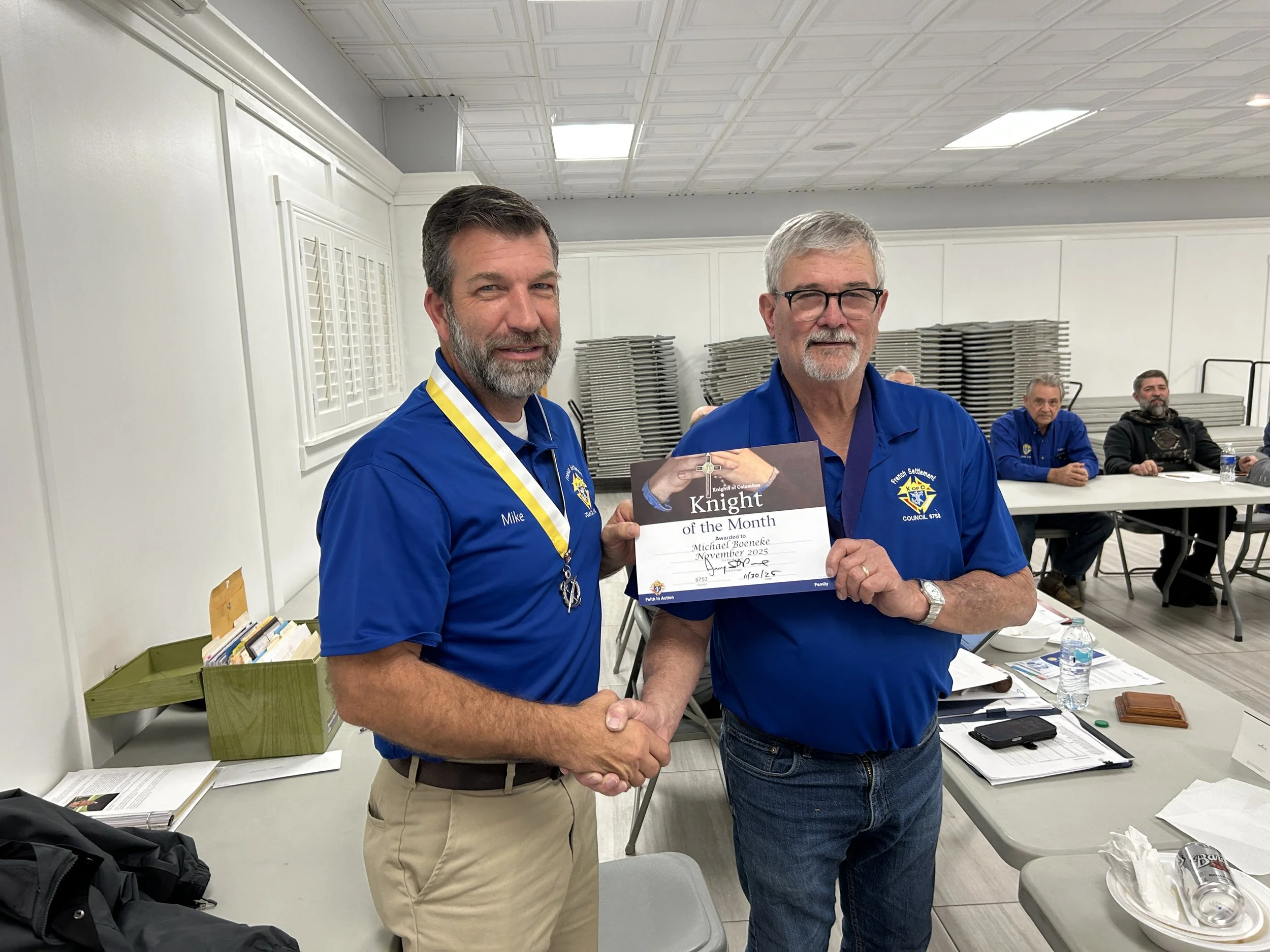 Knight of the Month November 2025