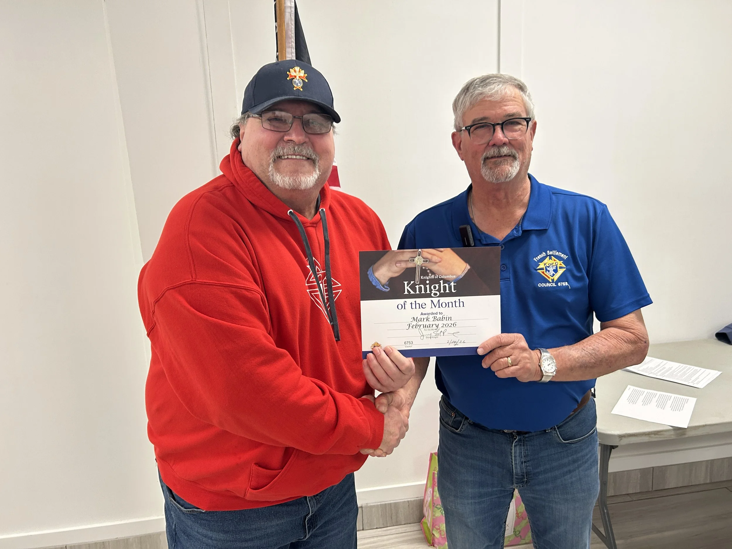 Knight of the Month February 2026