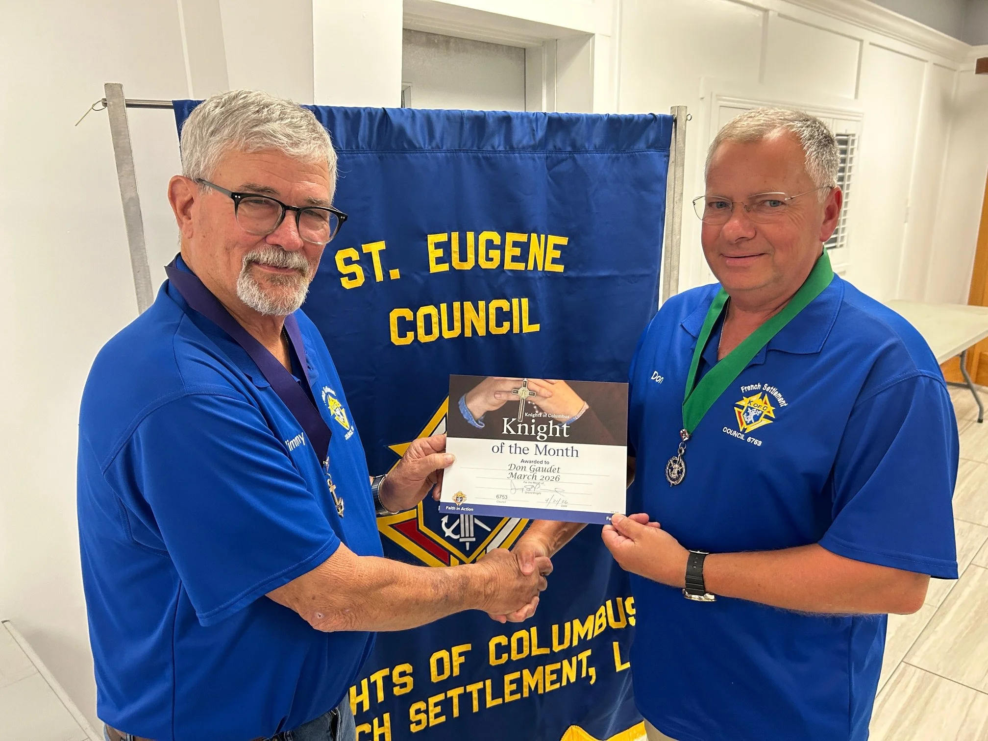 Knight of the Month March 2026 