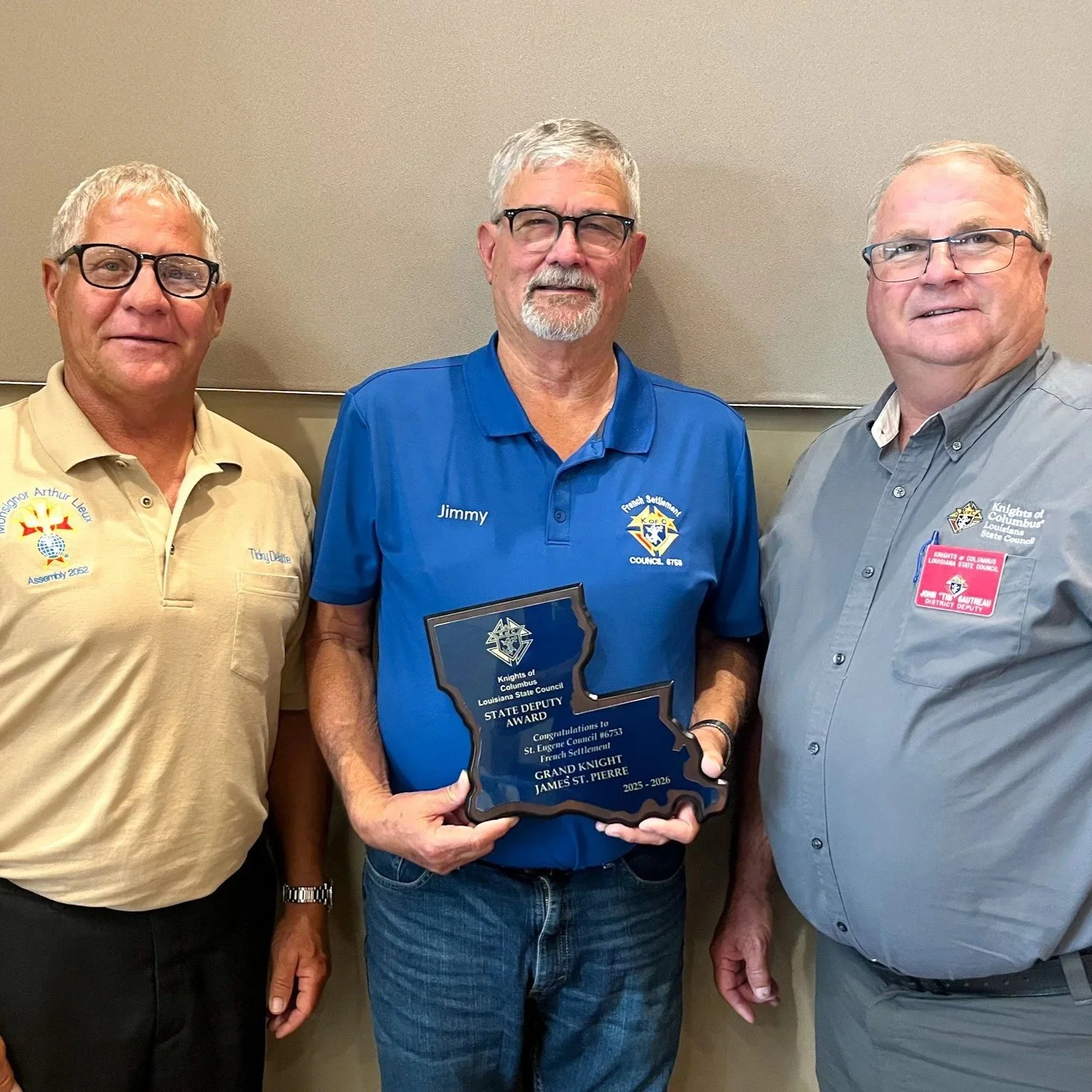 Council Receives State Deputy Award