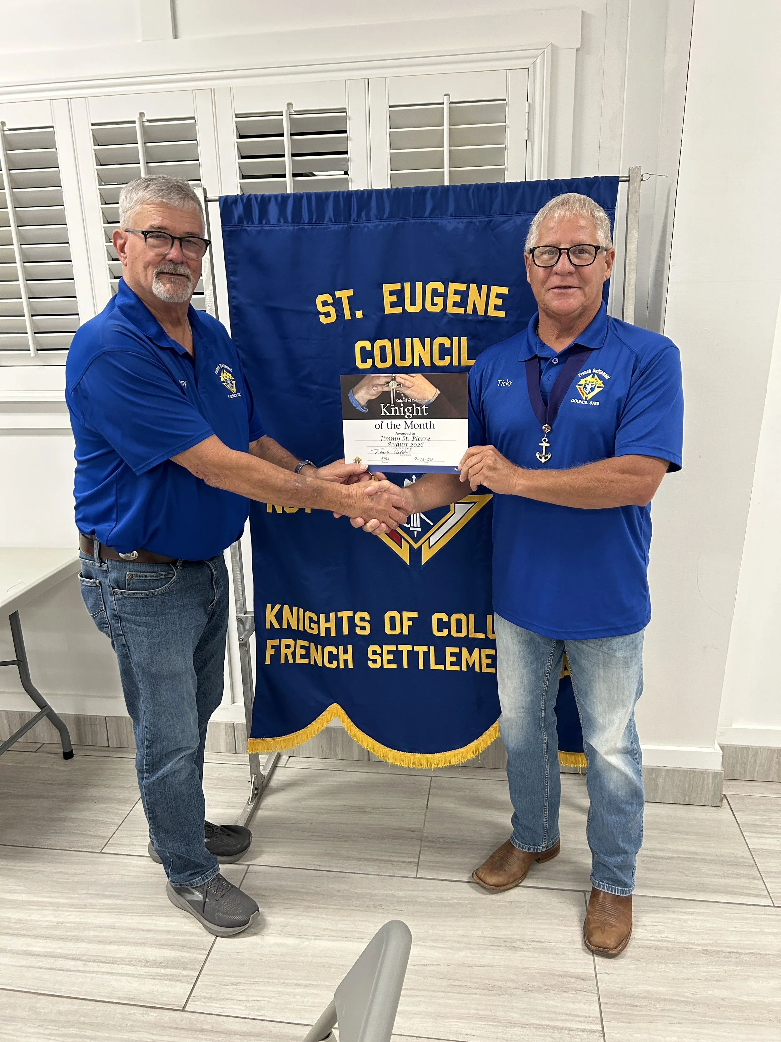 Knight of the Month August 2026 