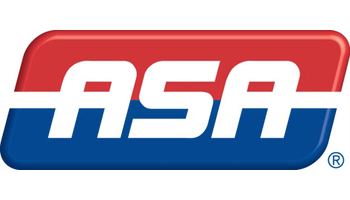 NASA logo with red, white, and blue colors and stylized text.