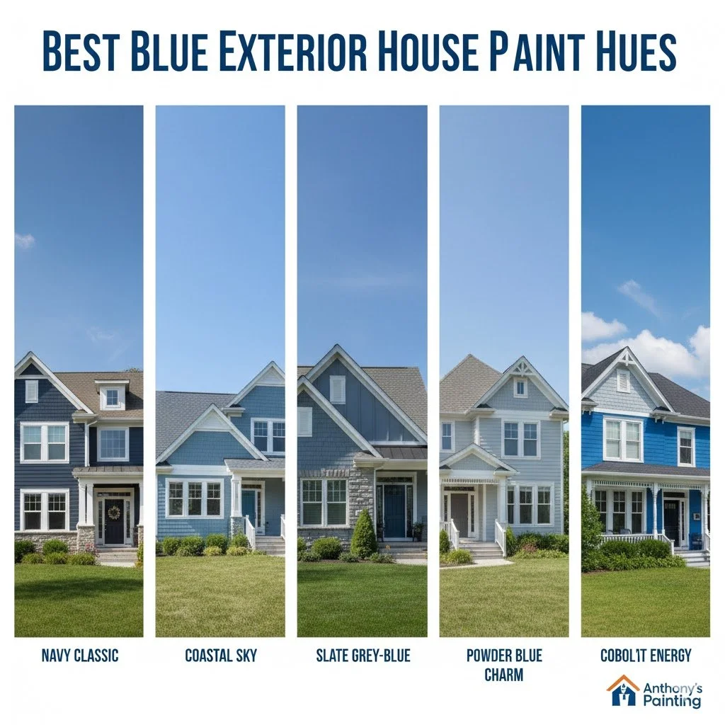 Best Blue Exterior House Paint Hues