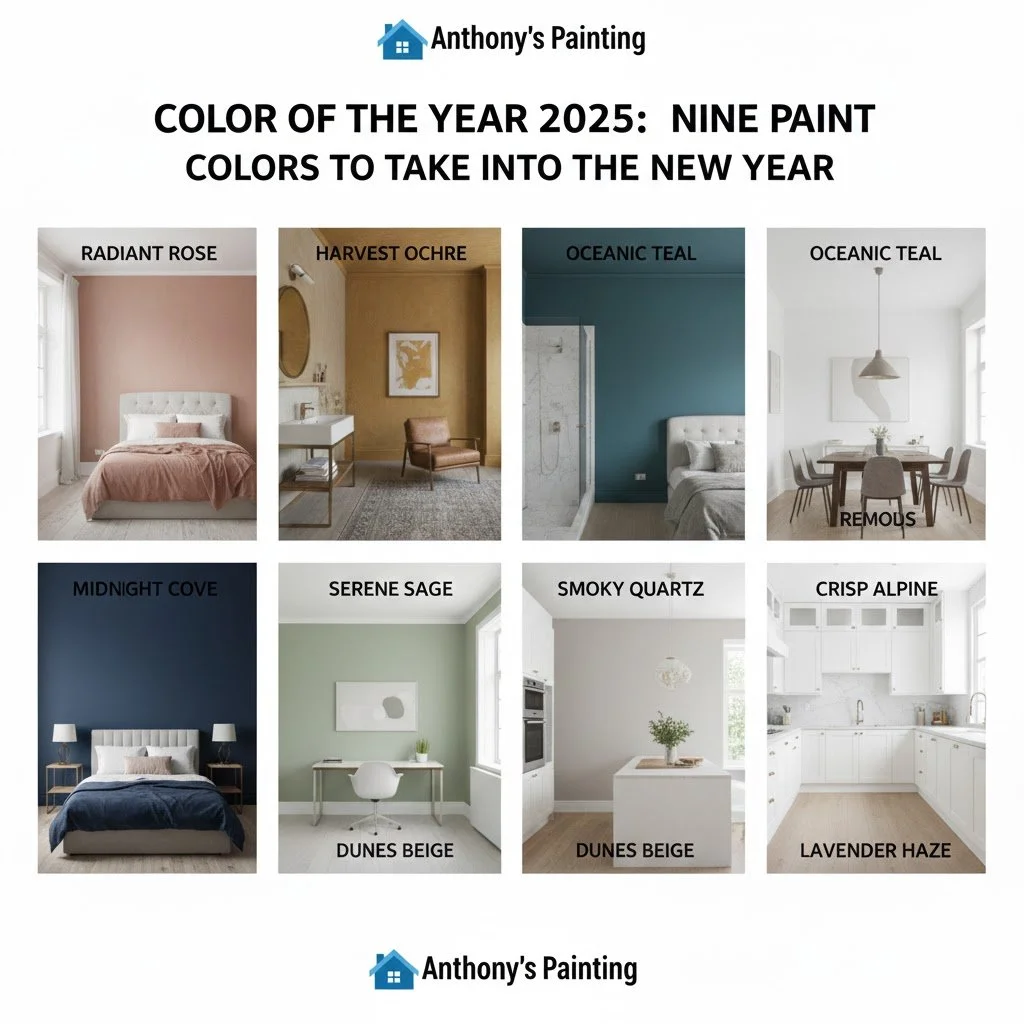Color of the Year 2025: Nine Paint Colors to Take into the New Year
