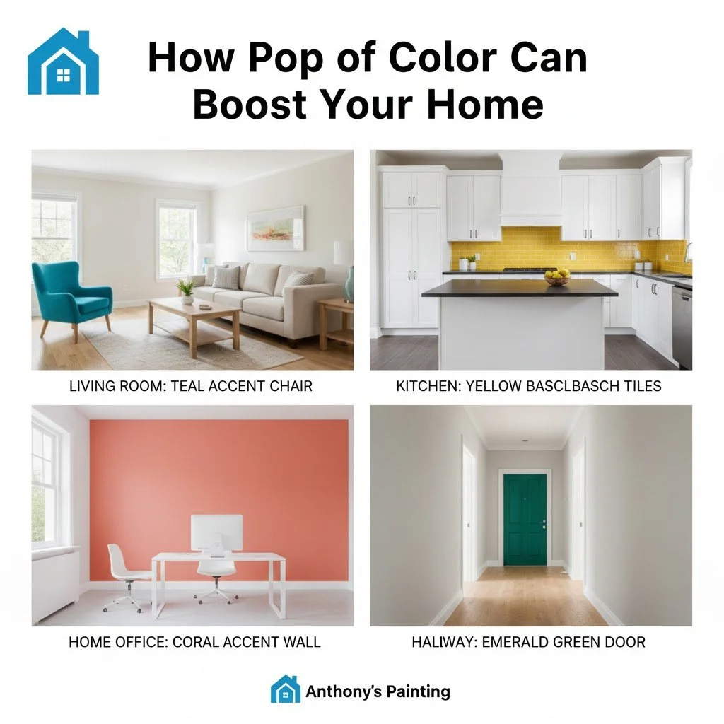 How Pop of Color Can Boost Your Home