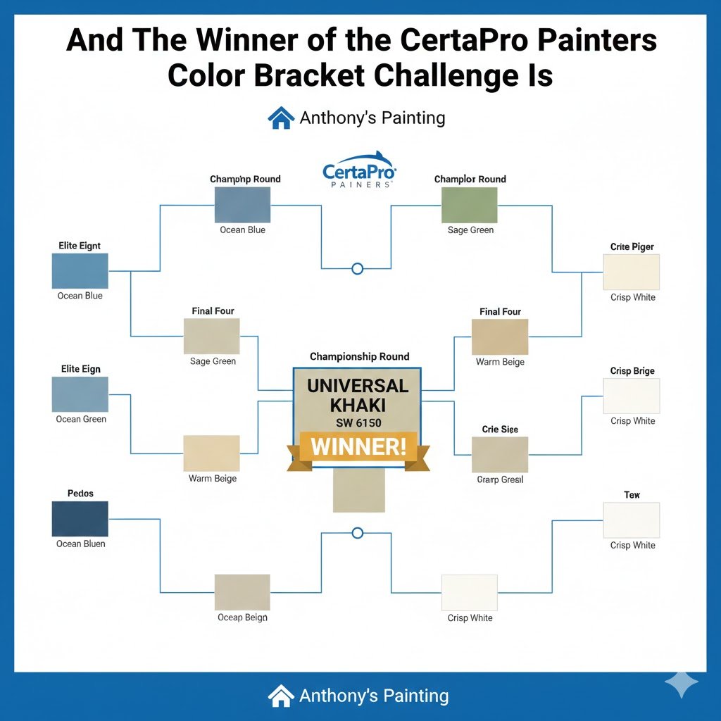 And The Winner of the CertaPro Painters Color Bracket Challenge Is...