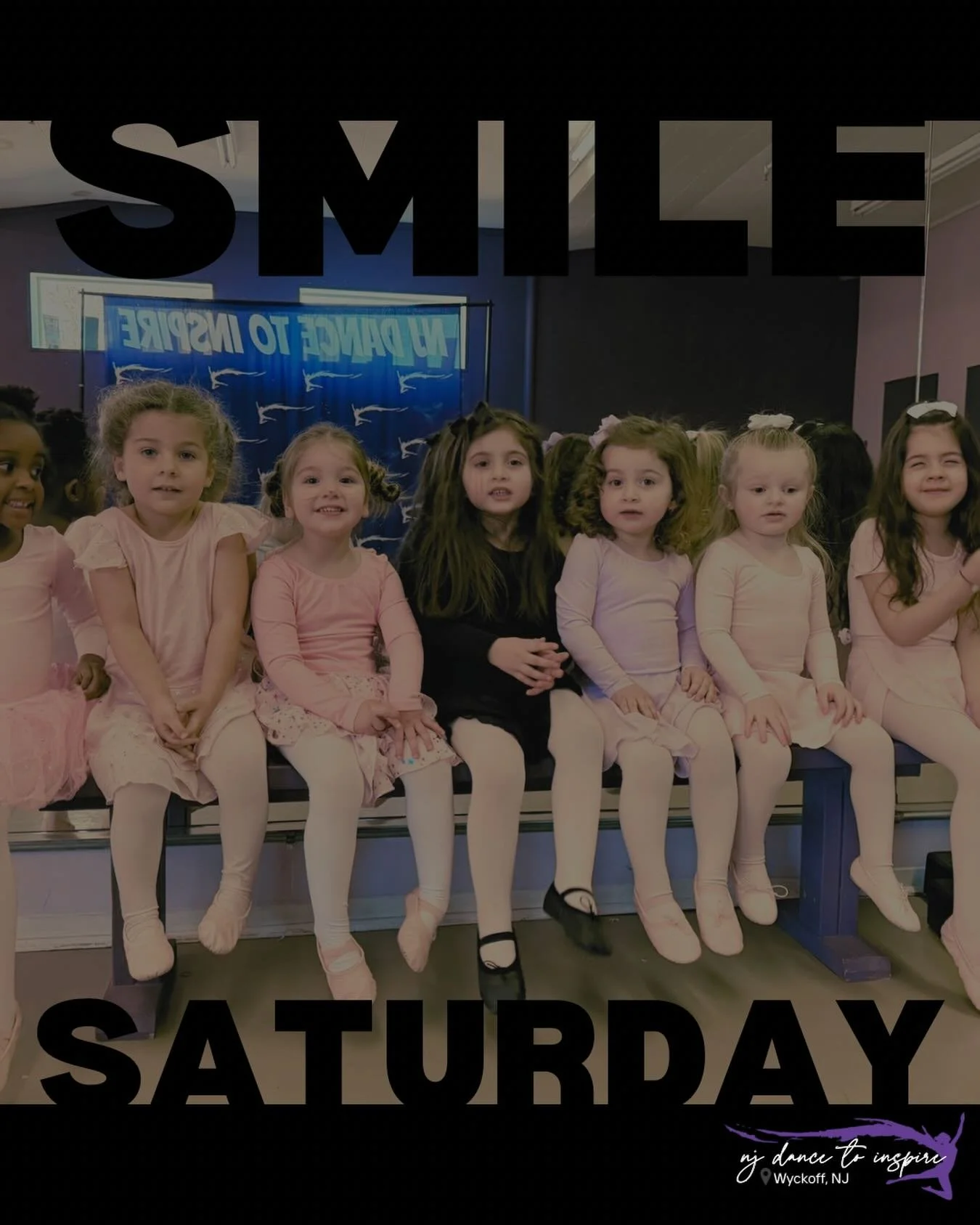 Smile big&hellip; it&rsquo;s Smile Saturday at NJDTI! 😊

There&rsquo;s so much to celebrate, amazing dancers, hardworking teams, and the excitement building as we head into our first competition next weekend! We love our Saturdays in the studio and 