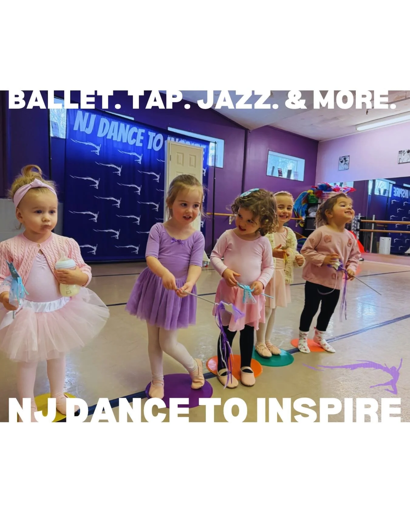 Looking for a place to dance, grow, and feel at home? 💜

At NJDTI, we offer classes in ballet, tap, jazz &amp; more for dancers of all ages and levels. Whether your child is just starting out or ready to take their training to the next level, there&
