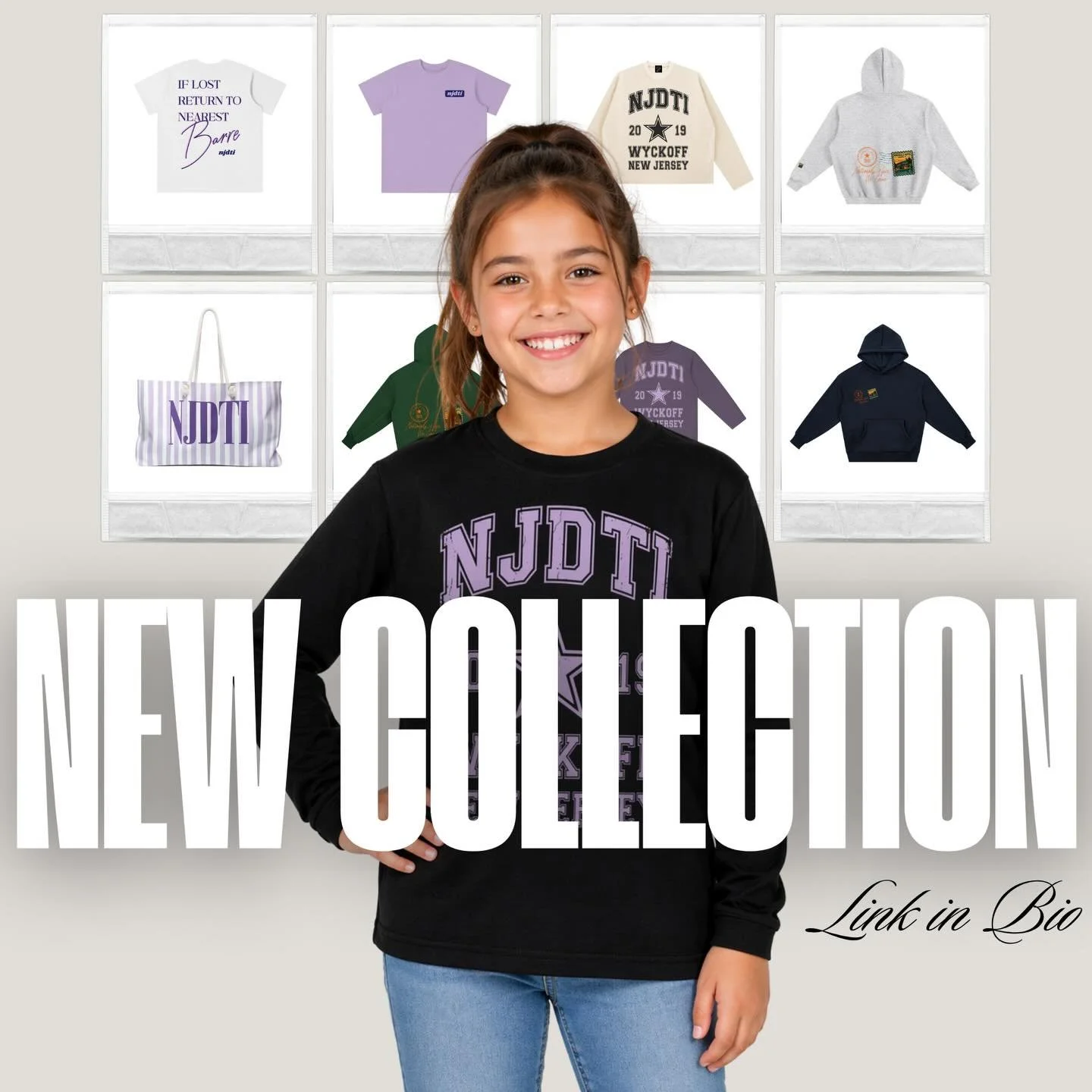 New NJDTI apparel has arrived! ✨

We&rsquo;re so excited to share this latest drop, featuring fresh styles, comfortable fits, and pieces perfect for everyday wear.

Whether you&rsquo;re in the studio or on the go, you can show your NJDTI pride in sty