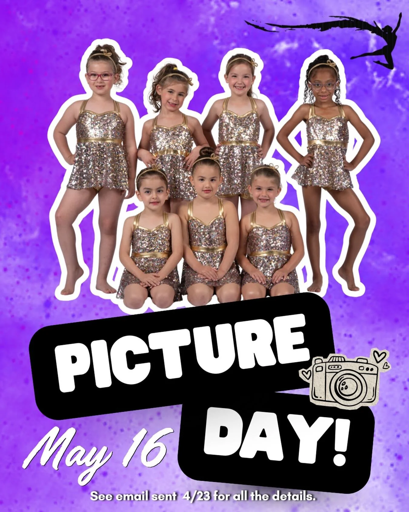 Say cheese, NJDTI! 📸✨

Picture Day is happening in the studio on May 16th! We can&rsquo;t wait to see all our dancers shine!

Be sure to check the email sent on 4/23 for all the details, including your dancer&rsquo;s schedule and the link to order p