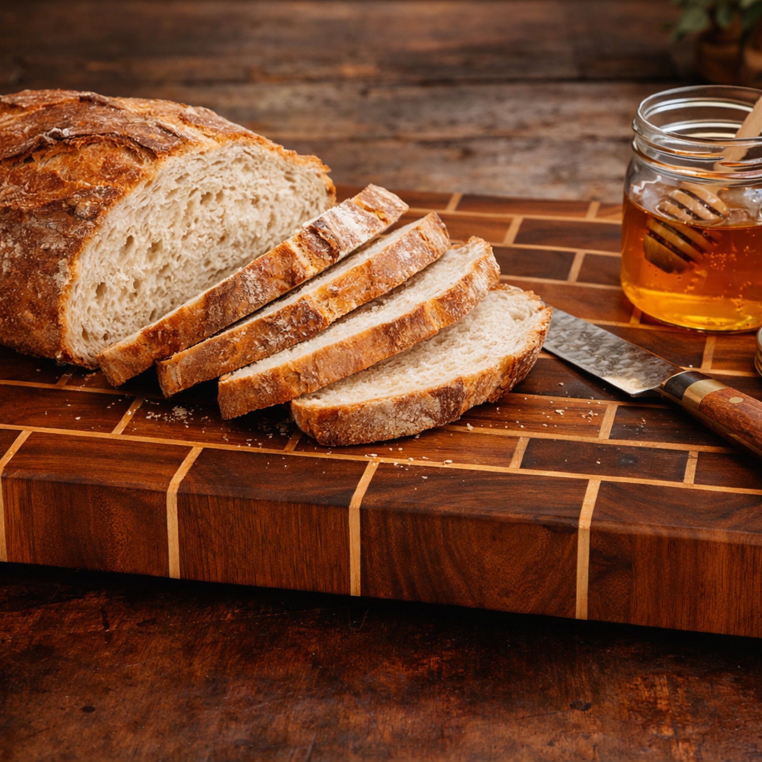 Rustic Presentation
Perfect for bread boards, charcuterie, and shared tables.