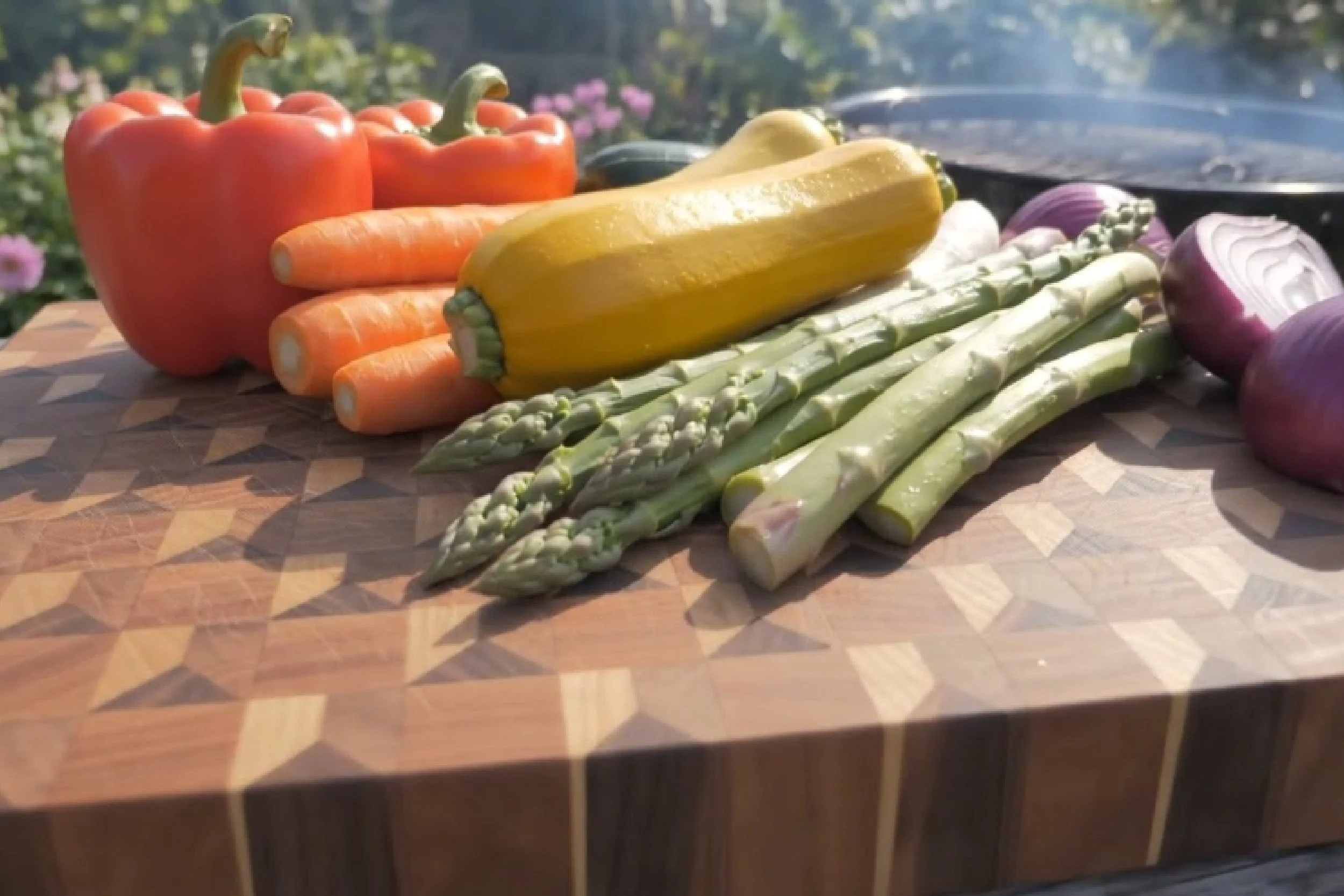 Functional Art
A geometric pattern that turns prep work into presentation.