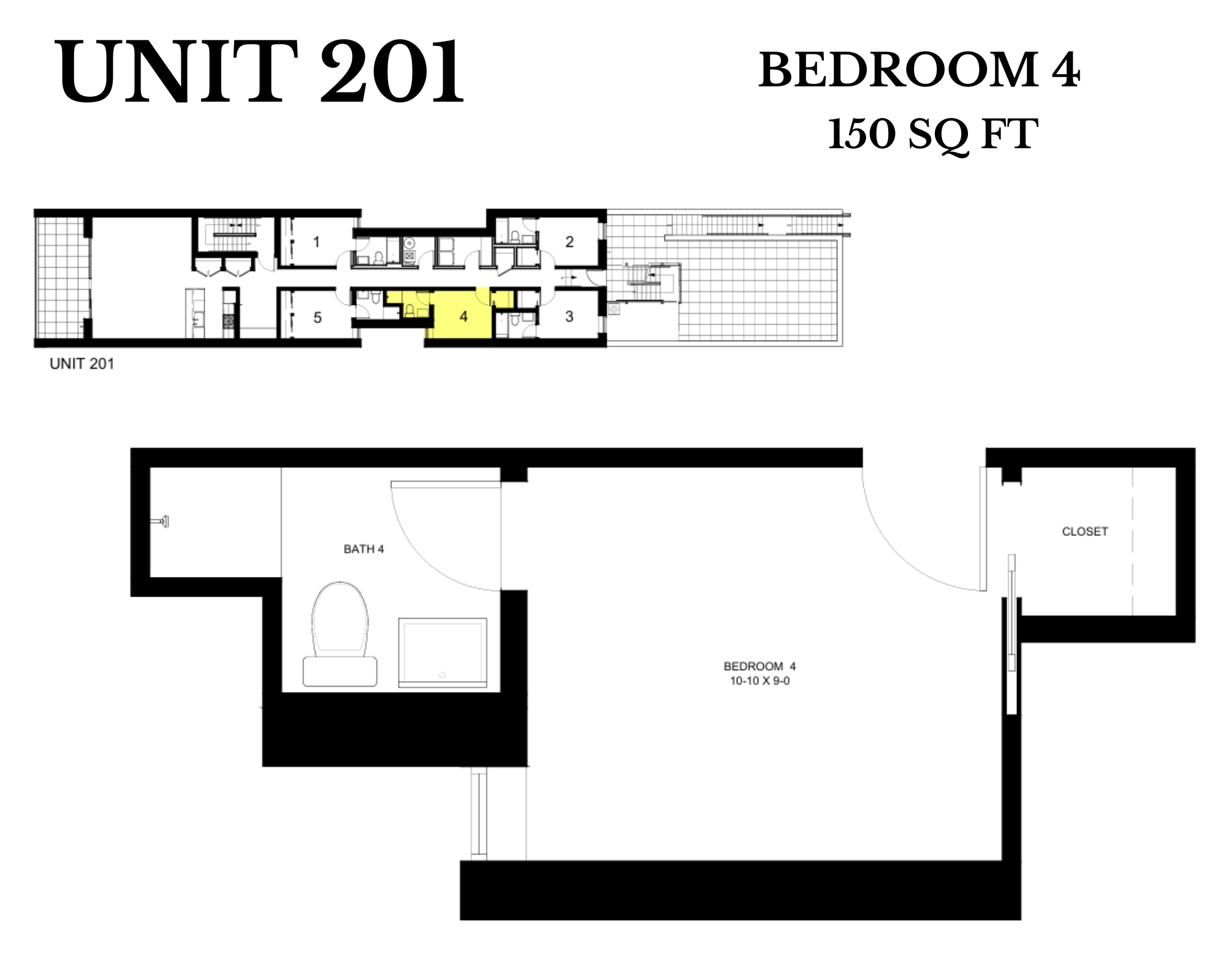 bedroom 4 floor plan