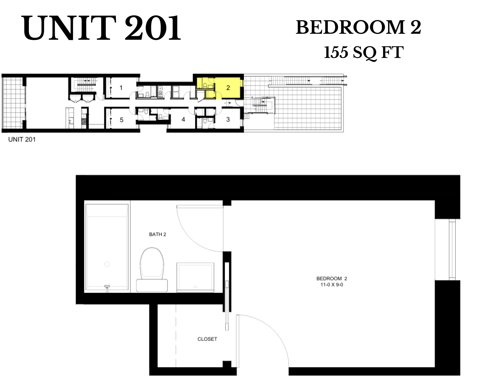 bedroom 2 floor plan