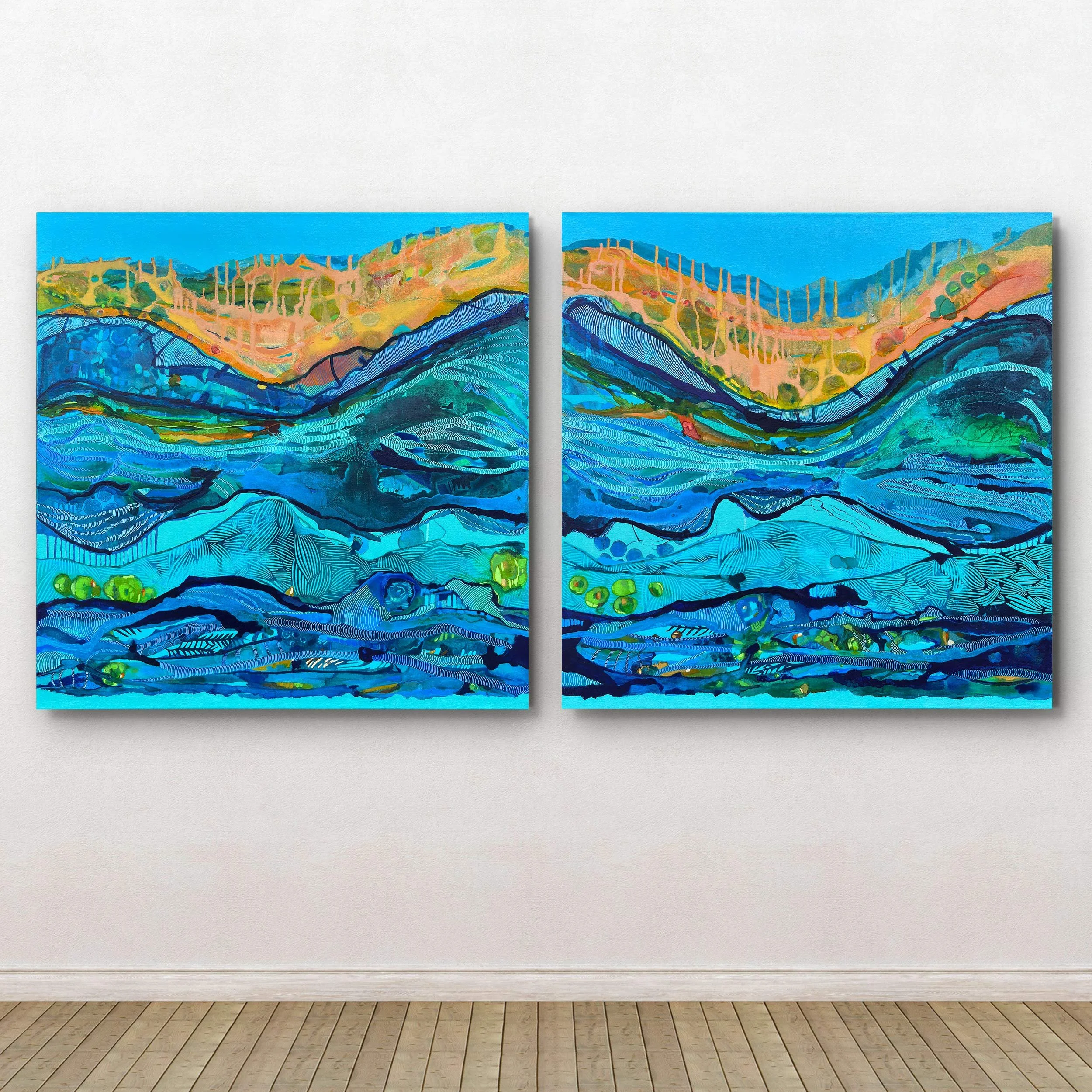 Wavelength Diptych
