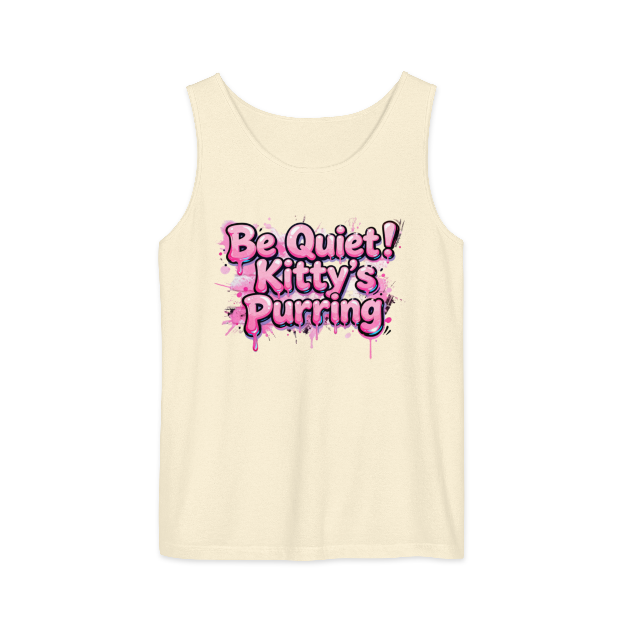 🐾 Be Quiet! Kitty’s Purring Tank Top