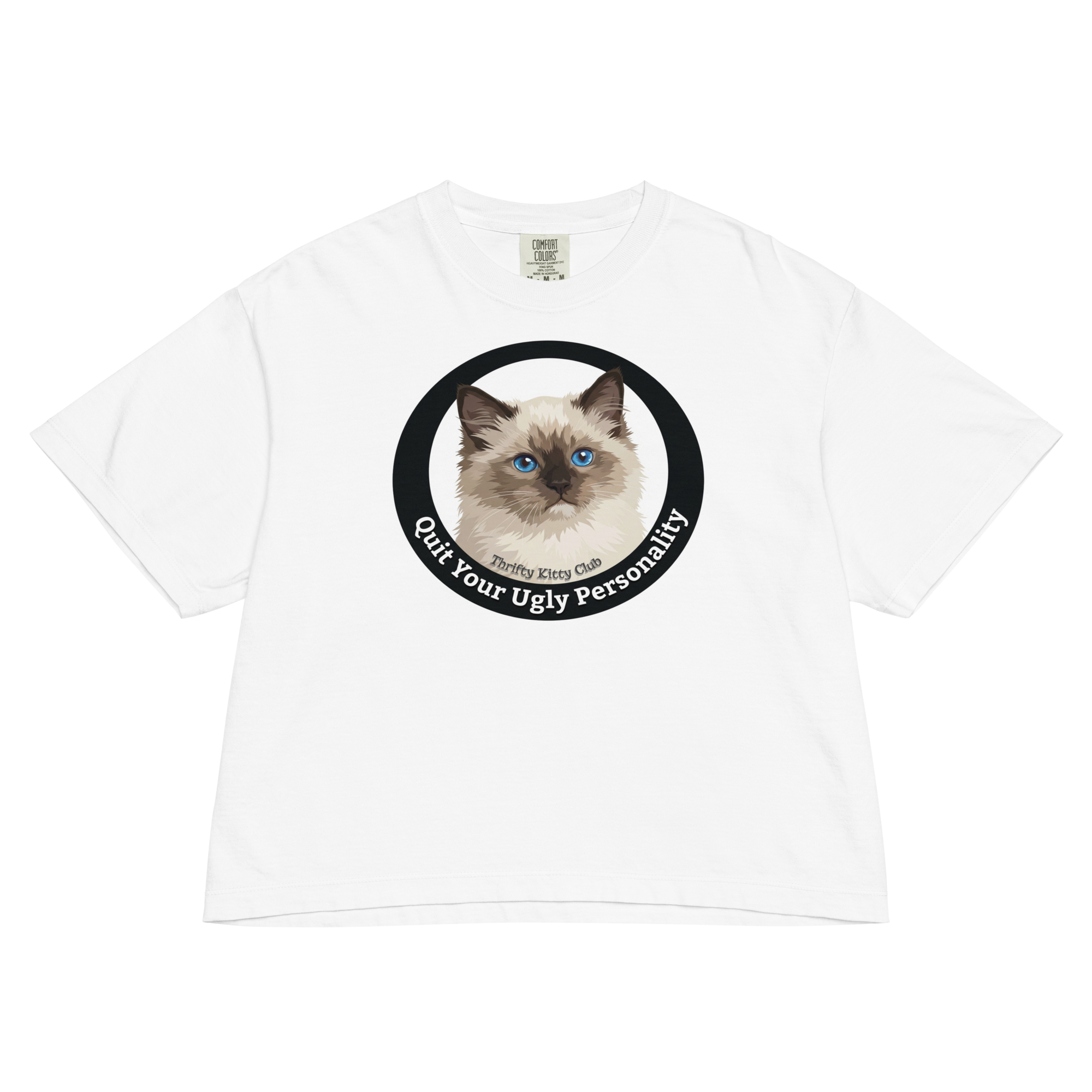 Smarty Paws Line - Ugly Personality Women’s heavyweight boxy tee