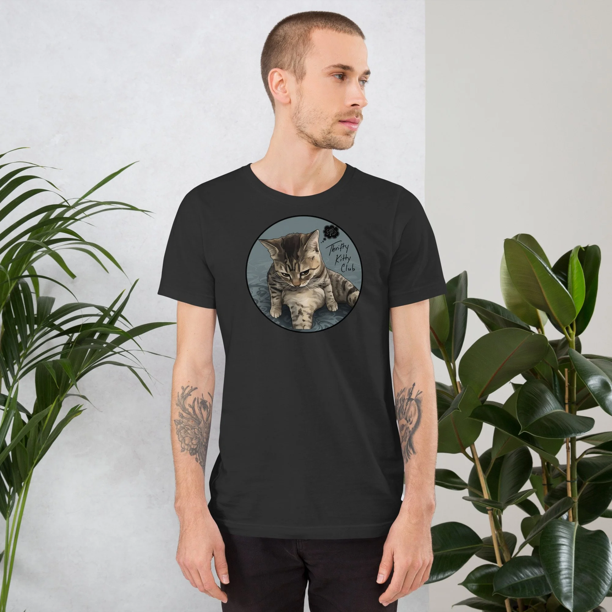 Thrifty Kitty Club - Snuggles' Why - Unisex t-shirt