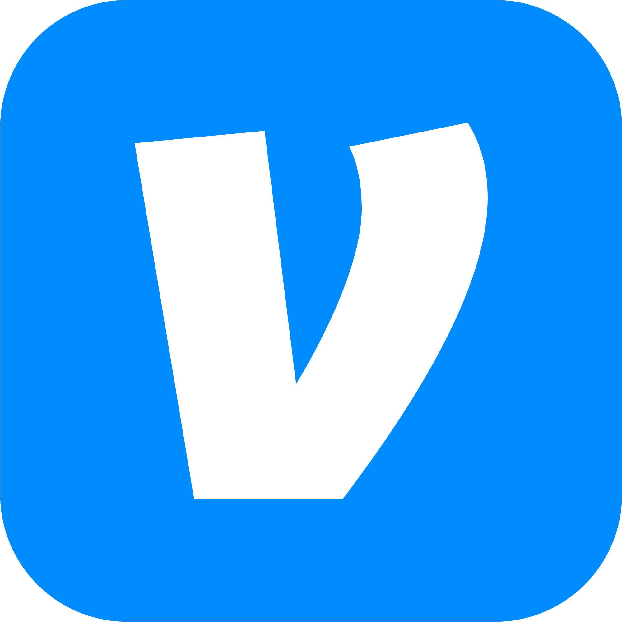 Twitter app icon with a blue background and a white bird logo in the center.