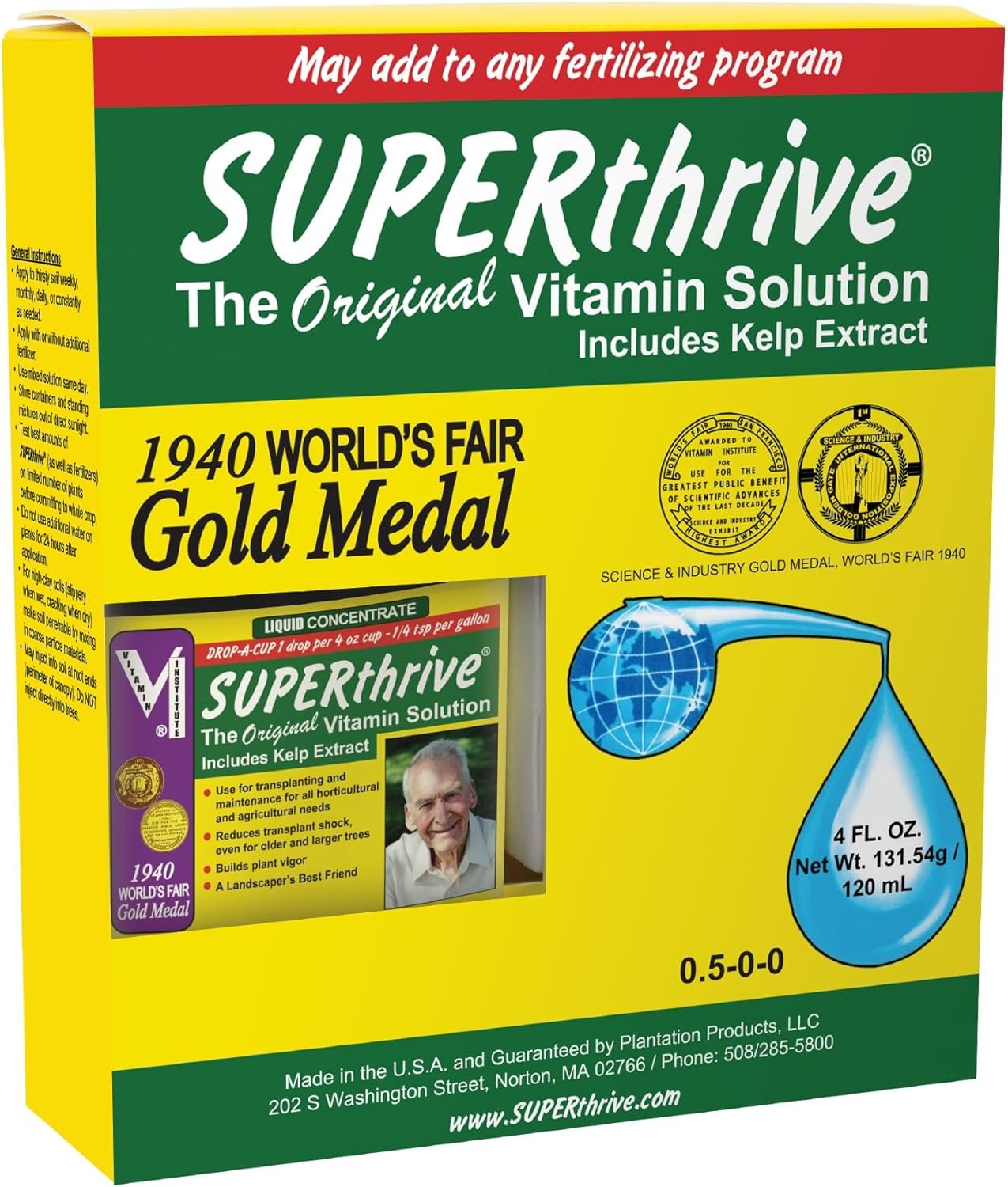 SUPERthrive The Original Vitamin Solution 4oz