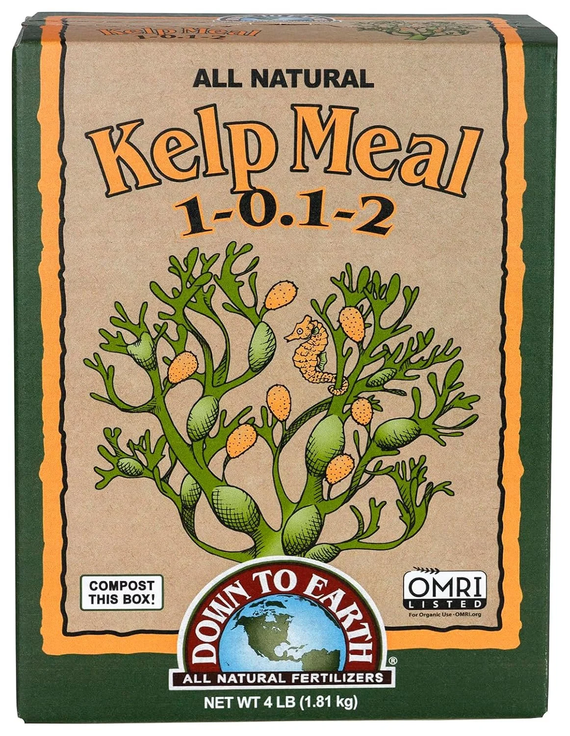 Down To Earth Kelp Meal 1-0.1-2   4lb