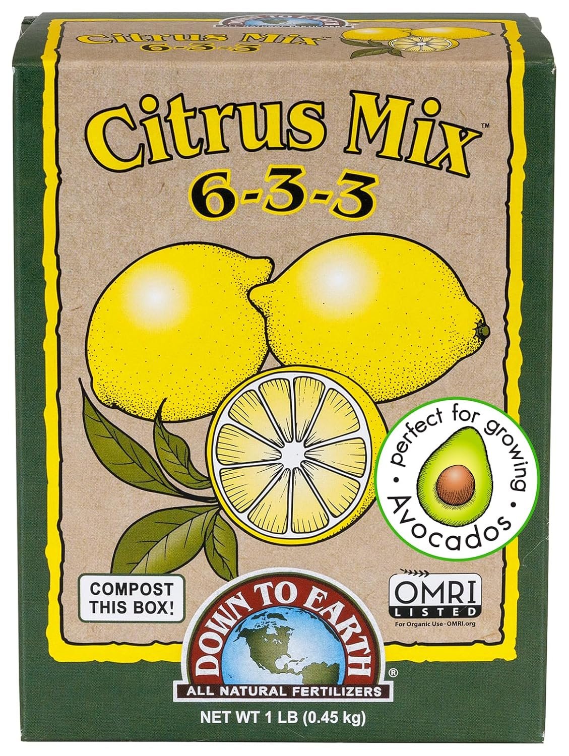 Down To Earth Citrus Mix 1lb