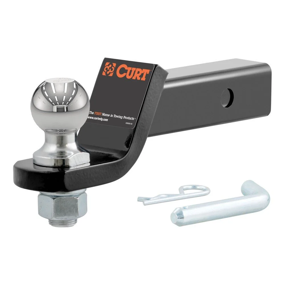 CURT Trailer Hitch Mount with 2 Inch Ball and Pin 7500 lbs Capacity