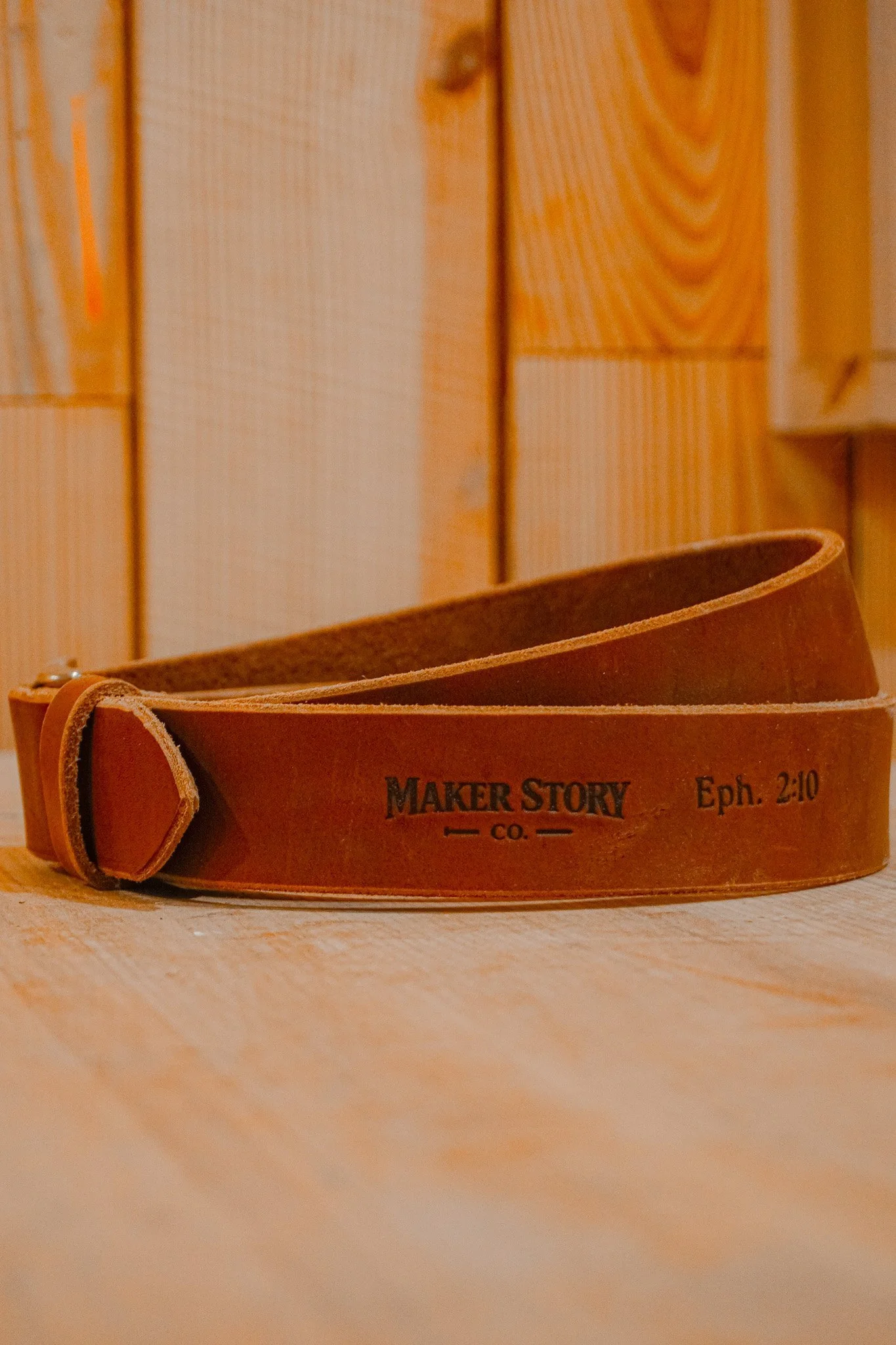 Children's Brown Leather Belt