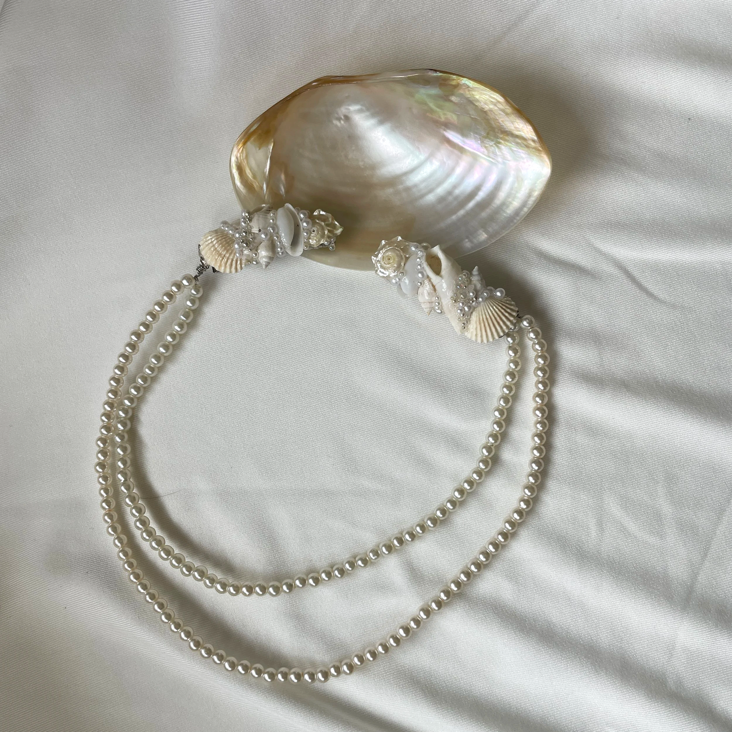 Ivory Pearl Headpiece