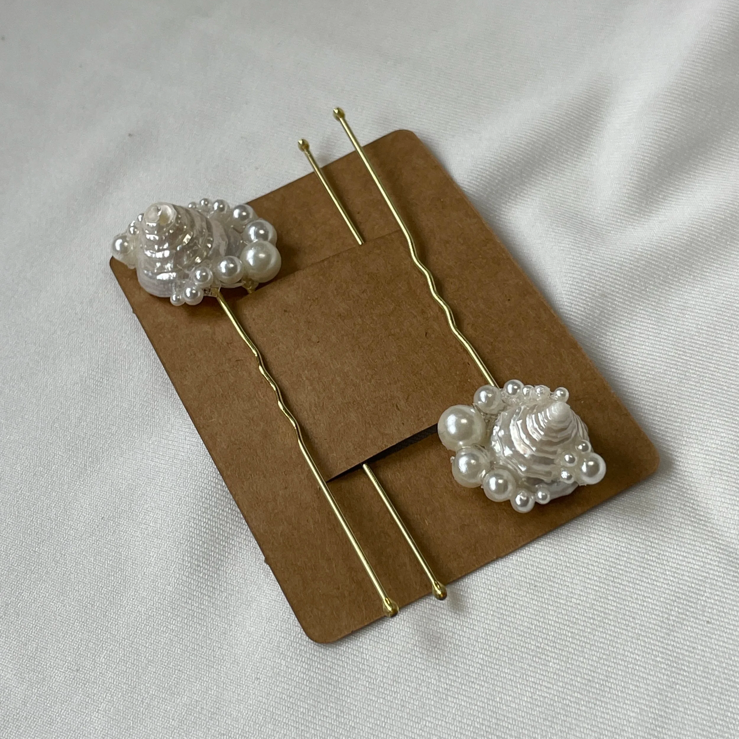 Shell Hair Pins  - Edition 3 (Gold)