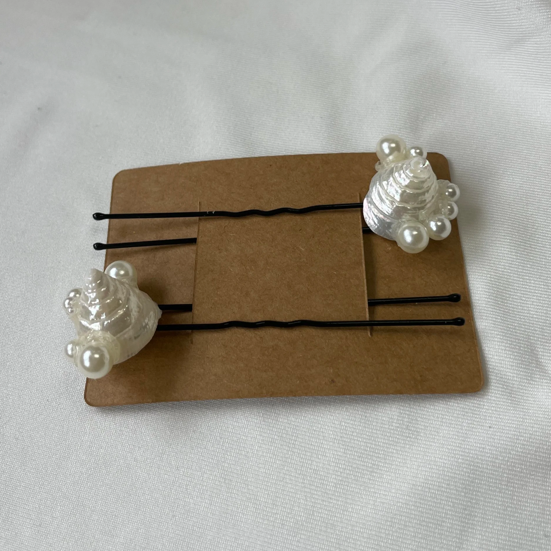 Shell Hair Pins  - Edition 3 (Black)