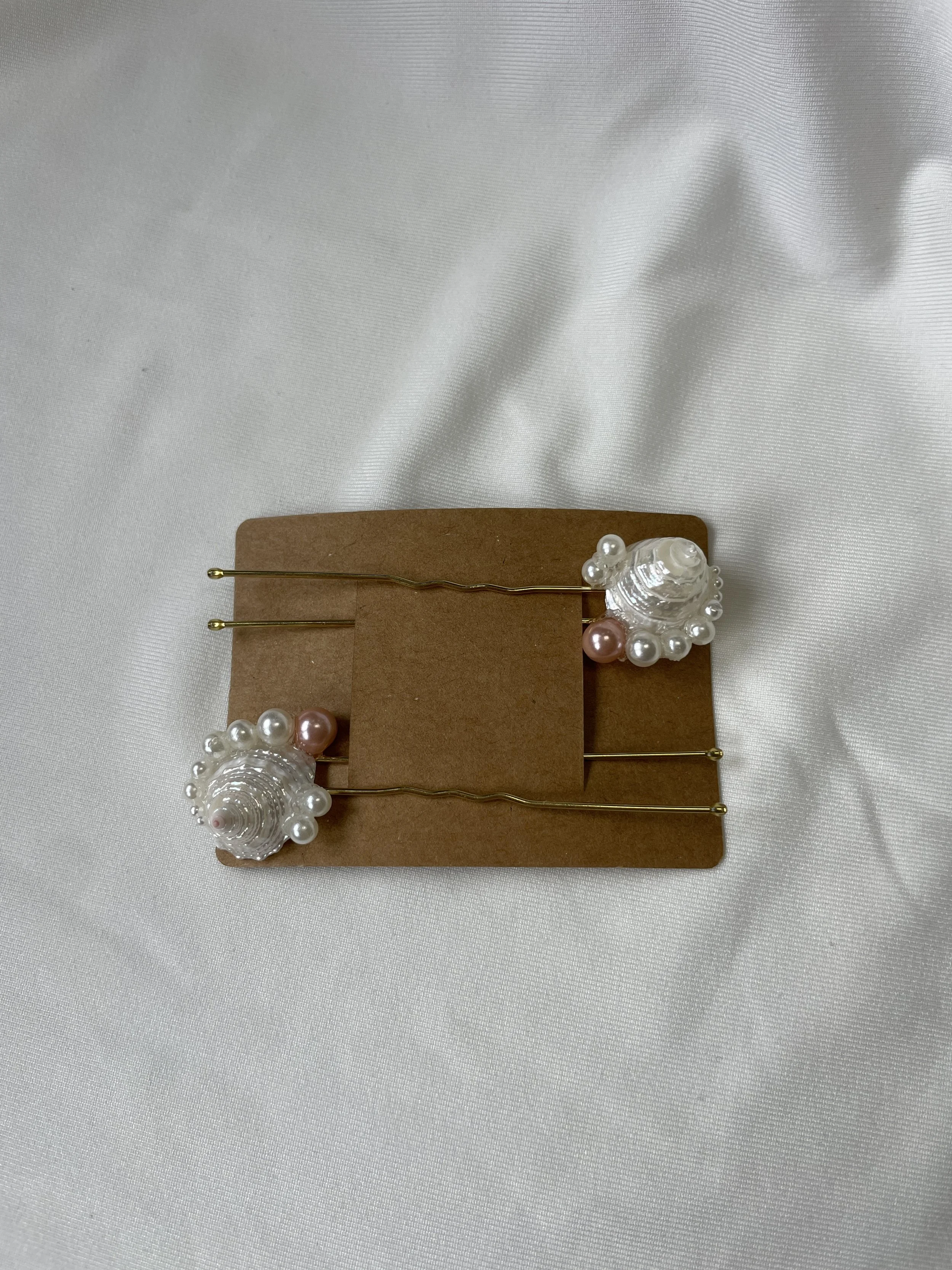 Shell Hair Pins  - Edition 1 (Gold)