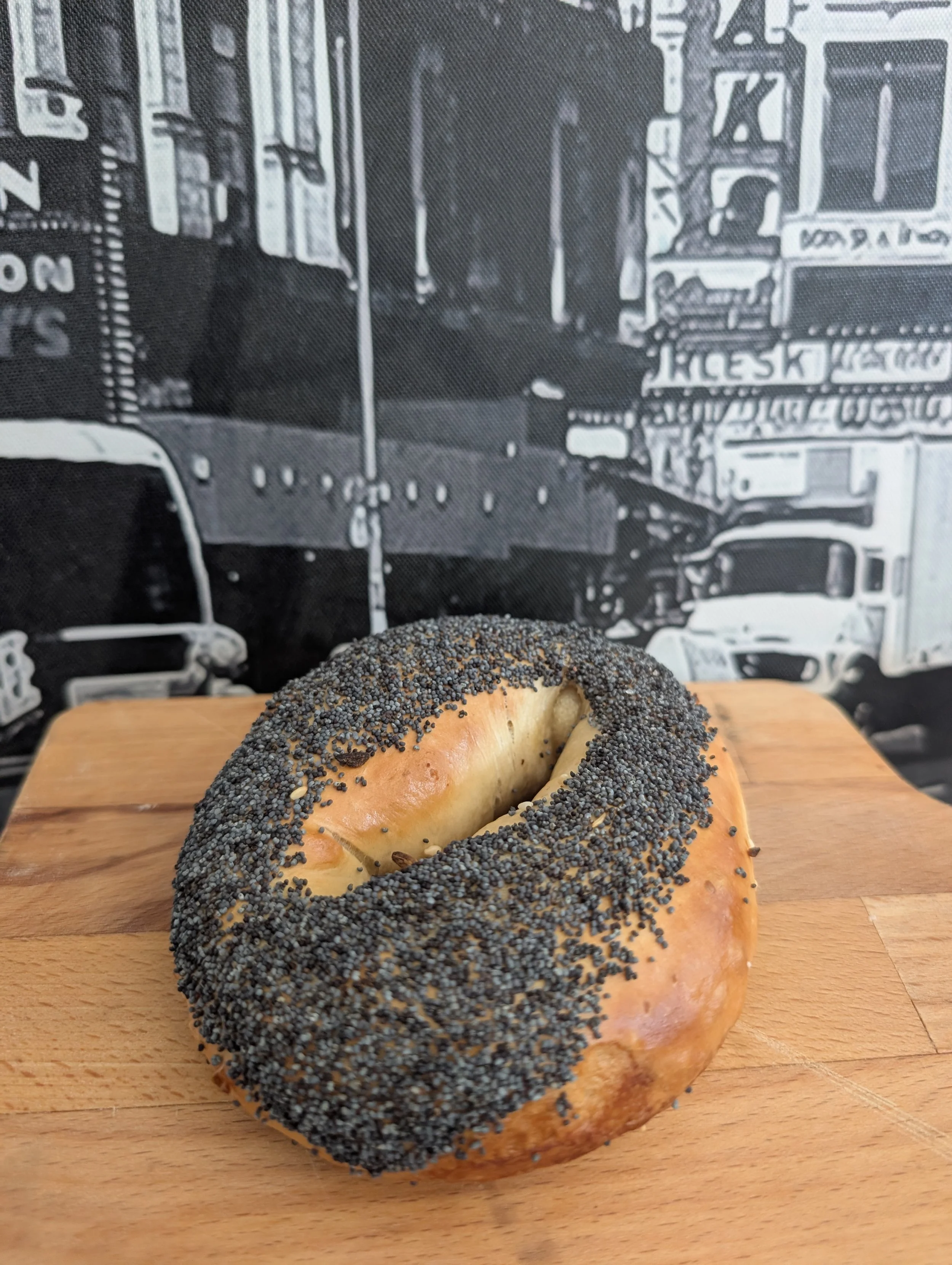 Poppy seed Bagel