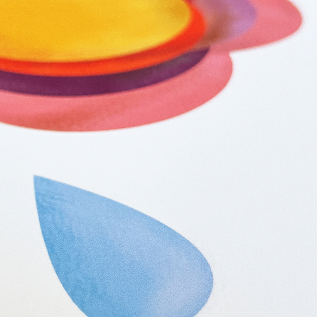 Close-up of Weeping Tulip art print from the Wanderer Collection